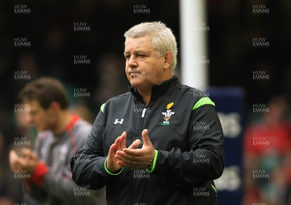 140315 - Wales v Ireland - RBS 6 Nations -Wales head coach Warren Gatland