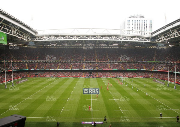 140315 - Wales v Ireland - RBS 6 Nations -The Millennium Stadium during the game