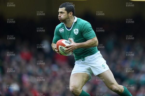 140315 - Wales v Ireland - RBS Six Nations - Rob Kearney of Ireland