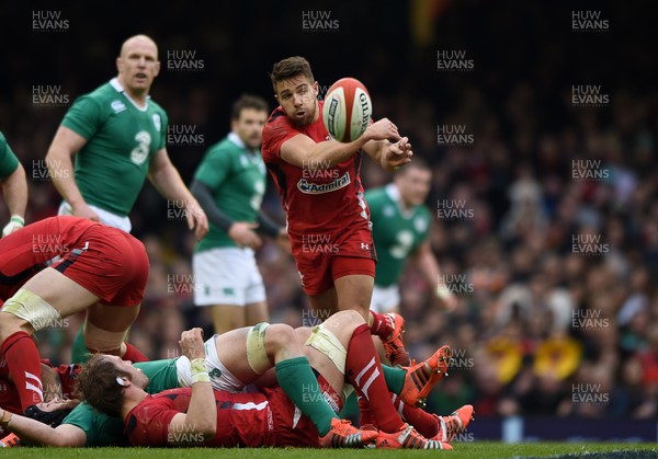 140315 - Wales v Ireland - RBS Six Nations - Rhys Webb of Wales