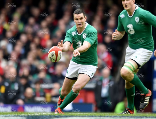 140315 - Wales v Ireland - RBS Six Nations - Johnny Sexton of Ireland