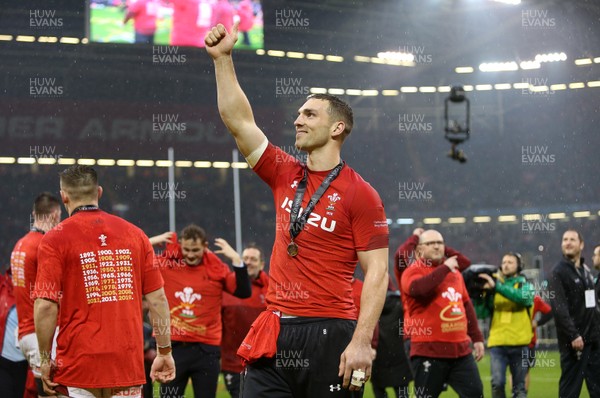160319 - Wales v Ireland - Guinness 6 Nations Championship - George North of Wales