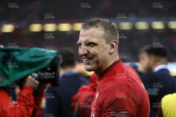 160319 - Wales v Ireland - Guinness 6 Nations Championship - Hadleigh Parkes of Wales
