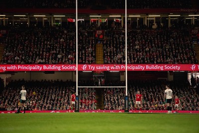 220225 - Wales v Ireland - Guinness Six Nations -  General views of Principality Stadium during the game 