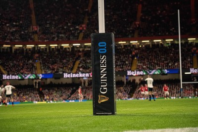 220225 - Wales v Ireland - Guinness Six Nations -  General views of Principality Stadium during the game 