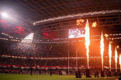 220225 - Wales v Ireland - Guinness Six Nations -  General views of Principality Stadium during the game 