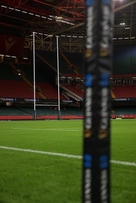 220225 - Wales v Ireland - Guinness 6 Nations Championship - General View of the Principality Stadium before the game