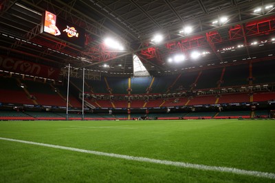 220225 - Wales v Ireland - Guinness 6 Nations Championship - General View of the Principality Stadium before the game