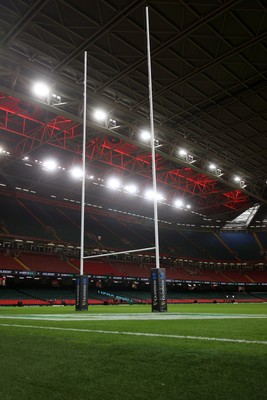 220225 - Wales v Ireland - Guinness 6 Nations Championship - General View of the Principality Stadium before the game