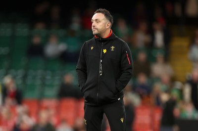 220225 - Wales v Ireland - Guinness 6 Nations Championship - Wales Interim Head Coach Matt Sherratt 