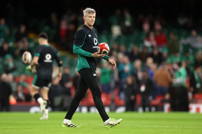 220225 - Wales v Ireland - Guinness 6 Nations Championship - Ireland Interim Head Coach Simon Easterby 