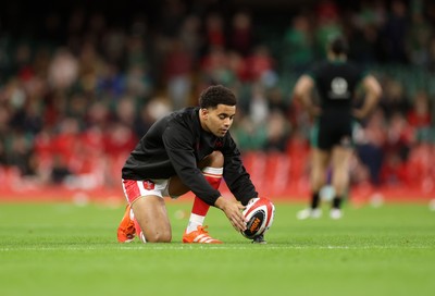 220225 - Wales v Ireland - Guinness 6 Nations Championship - Ben Thomas of Wales 