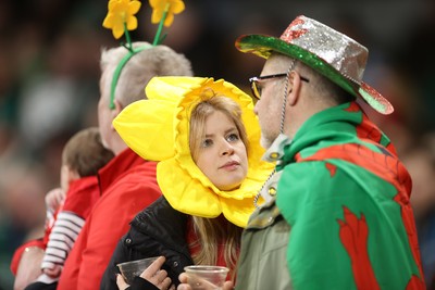 220225 - Wales v Ireland - Guinness 6 Nations Championship - Fans