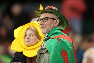 220225 - Wales v Ireland - Guinness 6 Nations Championship - Fans