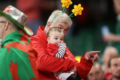 220225 - Wales v Ireland - Guinness 6 Nations Championship - Fans