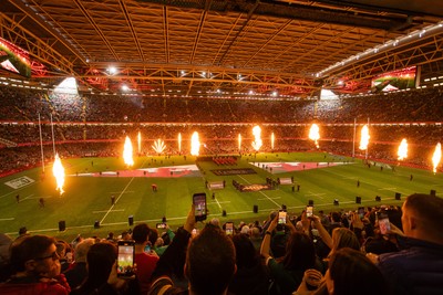 220225 - Wales v Ireland - Guinness 6 Nations Championship - General View of the Principality Stadium