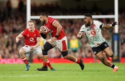 220225 - Wales v Ireland - Guinness 6 Nations Championship - Taulupe Faletau of Wales 