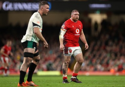 220225 - Wales v Ireland - Guinness 6 Nations Championship - Henry Thomas of Wales 