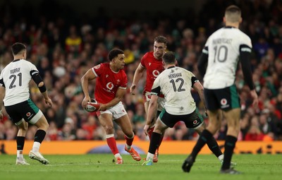 220225 - Wales v Ireland - Guinness 6 Nations Championship - Ben Thomas of Wales 