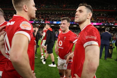 220225 - Wales v Ireland - Guinness 6 Nations Championship - Jarrod Evans of Wales 