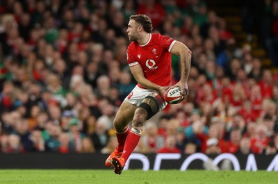 220225 - Wales v Ireland - Guinness 6 Nations Championship - Max Llewellyn of Wales 