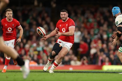 220225 - Wales v Ireland - Guinness 6 Nations Championship - Gareth Thomas of Wales 