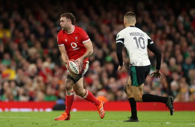 220225 - Wales v Ireland - Guinness 6 Nations Championship - Max Llewellyn of Wales 