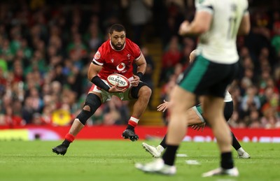 220225 - Wales v Ireland - Guinness 6 Nations Championship - Taulupe Faletau of Wales 