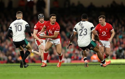 220225 - Wales v Ireland - Guinness 6 Nations Championship - Ben Thomas of Wales 