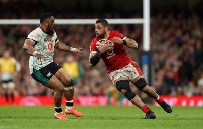 220225 - Wales v Ireland - Guinness 6 Nations Championship - Taulupe Faletau of Wales 