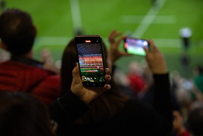 220225 - Cardiff Dragons Squad Portraits - General View of Principality Stadium