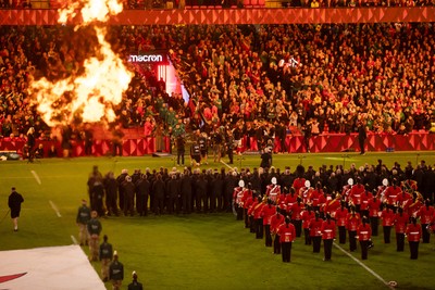 220225 - Cardiff Dragons Squad Portraits - General View of Principality Stadium