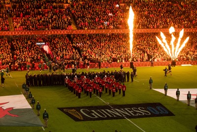 220225 - Cardiff Dragons Squad Portraits - General View of Principality Stadium