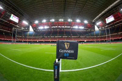 220225  Wales v Ireland, 2025 Guinness Six Nations - A general view of the Principality Stadium ahead of the match