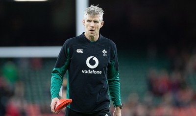 220225  Wales v Ireland, 2025 Guinness Six Nations - Ireland interim head coach Simon Easterby ahead of the match