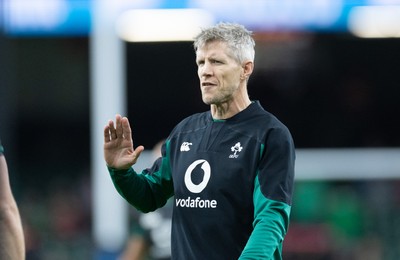 220225  Wales v Ireland, 2025 Guinness Six Nations - Ireland interim head coach Simon Easterby ahead of the match