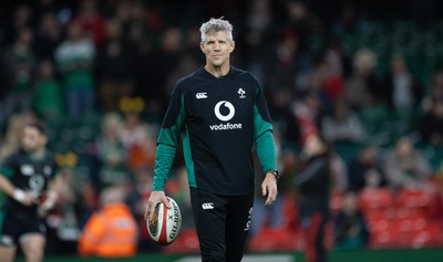 220225  Wales v Ireland, 2025 Guinness Six Nations - Ireland interim head coach Simon Easterby ahead of the match