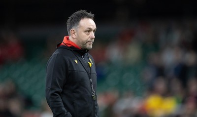 220225  Wales v Ireland, 2025 Guinness Six Nations - Wales interim head coach Matt Sherratt ahead of the match