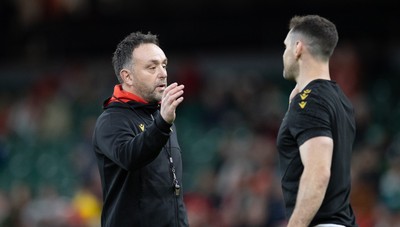 220225  Wales v Ireland, 2025 Guinness Six Nations - Wales interim head coach Matt Sherratt ahead of the match