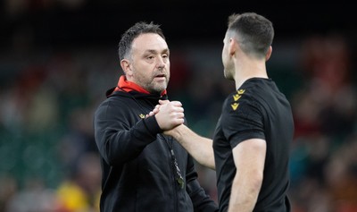 220225  Wales v Ireland, 2025 Guinness Six Nations - Wales interim head coach Matt Sherratt ahead of the match