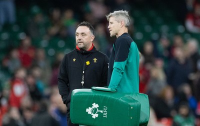 220225  Wales v Ireland, 2025 Guinness Six Nations - Ireland interim head coach Simon Easterby ahead of the match