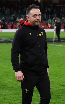 220225  Wales v Ireland, 2025 Guinness Six Nations - Wales interim head coach Matt Sherratt