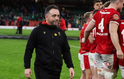 220225  Wales v Ireland, 2025 Guinness Six Nations - Wales interim head coach Matt Sherratt