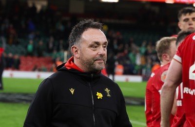 220225  Wales v Ireland, 2025 Guinness Six Nations - Wales interim head coach Matt Sherratt