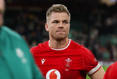 220225  Wales v Ireland, 2025 Guinness Six Nations - Gareth Anscombe of Wales