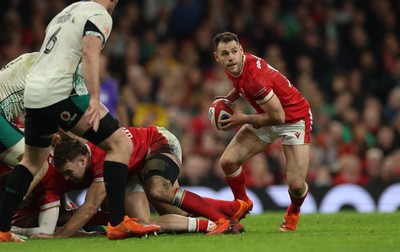 220225  Wales v Ireland, 2025 Guinness Six Nations - Tomos Williams of Wales