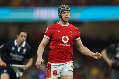 220225  Wales v Ireland, 2025 Guinness Six Nations - Tom Rogers of Wales