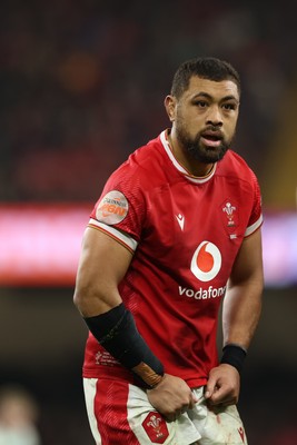 220225  Wales v Ireland, 2025 Guinness Six Nations - Taulupe Faletau of Wales