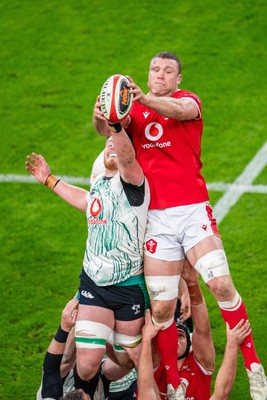 220225 - Wales v Ireland - Guinness Six Nations - Will Rowlands of Wales