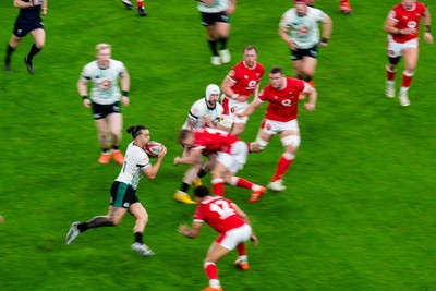 220225 - Wales v Ireland - Guinness Six Nations - James Lowe of Ireland